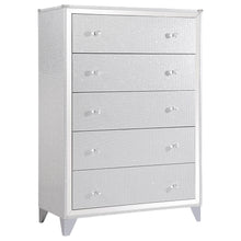 Load image into Gallery viewer, Larue 5-drawer Chest Silver
