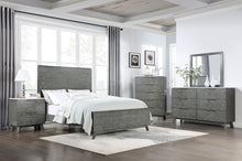 Load image into Gallery viewer, Nathan Wood Eastern King Panel Bed Grey
