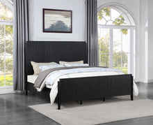 Load image into Gallery viewer, Brookmead Wood Eastern King Panel Bed Black
