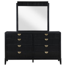 Load image into Gallery viewer, Brookmead 8-drawer Dresser with Mirror Black
