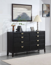 Load image into Gallery viewer, Brookmead 8-drawer Bedroom Dresser Black
