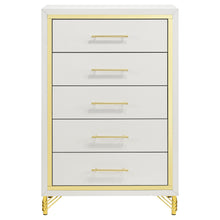 Load image into Gallery viewer, Lucia 5-drawer Bedroom Chest White
