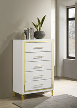 Load image into Gallery viewer, Lucia 5-drawer Bedroom Chest White
