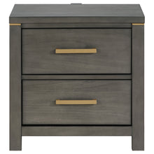 Load image into Gallery viewer, Kieran 2-drawer Nightstand Bedside Table Grey
