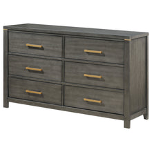 Load image into Gallery viewer, Kieran 6-drawer Bedroom Dresser Grey
