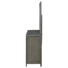 Load image into Gallery viewer, Kieran 6-drawer Dresser with Mirror Grey
