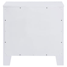 Load image into Gallery viewer, Anastasia 2-drawer Nightstand Bedside Table Pearl White
