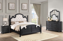 Load image into Gallery viewer, Celina 4-piece Eastern King Bedroom Set Black
