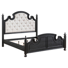 Load image into Gallery viewer, Celina Wood Queen Poster Bed Black
