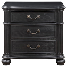 Load image into Gallery viewer, Celina 3-drawer Nightstand Bedside Table Black
