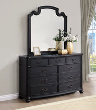 Load image into Gallery viewer, Celina 9-drawer Bedroom Dresser with Mirror Black
