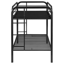 Load image into Gallery viewer, Morgan Twin Over Twin Bunk Bed Black
