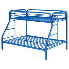 Load image into Gallery viewer, Morgan Twin Over Full Bunk Bed Blue
