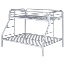 Load image into Gallery viewer, Morgan Twin Over Full Bunk Bed Silver
