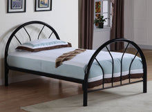 Load image into Gallery viewer, Marjorie Metal Twin Open Frame Bed Black
