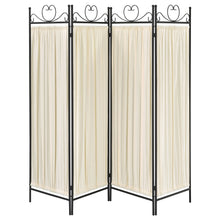 Load image into Gallery viewer, Dove 4-panel Folding Screen Beige and Black
