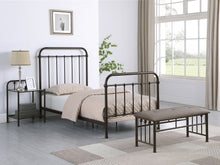 Load image into Gallery viewer, Livingston Metal Full Open Frame Bed Dark Bronze
