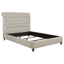 Load image into Gallery viewer, Devon Upholstered Full Panel Bed Beige
