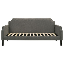 Load image into Gallery viewer, Olivia Upholstered Twin Daybed with Nailhead Trim
