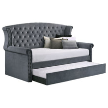 Load image into Gallery viewer, Scarlett Upholstered Tufted Twin Daybed with Trundle
