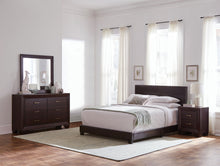 Load image into Gallery viewer, Dorian 4-piece Full Bedroom Set Dark Cocoa
