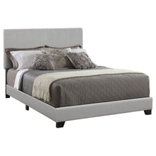 Load image into Gallery viewer, Dorian Upholstered California King Panel Bed Grey

