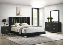 Load image into Gallery viewer, Kendall 4-piece Queen Bedroom Set Black
