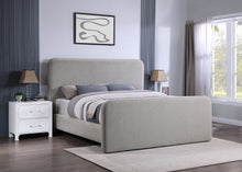 Load image into Gallery viewer, Wren Upholstered Queen Panel Bed Grey

