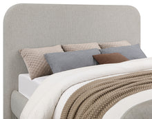 Load image into Gallery viewer, Wren Upholstered Eastern King Panel Bed Grey

