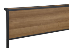 Load image into Gallery viewer, Ricky Metal Full Panel Bed Light Oak

