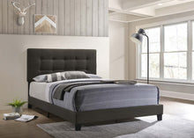 Load image into Gallery viewer, Mapes Upholstered Full Panel Bed Charcoal
