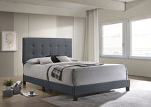 Load image into Gallery viewer, Mapes Upholstered Full Panel Bed Grey
