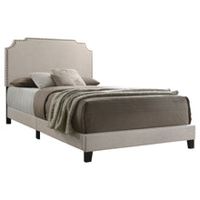 Load image into Gallery viewer, Tamarac Upholstered Queen Panel Bed Beige
