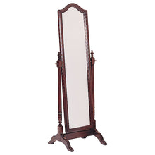 Load image into Gallery viewer, Cabot Rectangular Cheval Mirror with Arched Top Merlot
