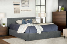 Load image into Gallery viewer, Gregory Upholstered Full Panel Bed Graphite

