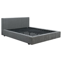 Load image into Gallery viewer, Gregory Upholstered Queen Panel Bed Graphite
