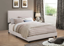 Load image into Gallery viewer, Boyd Upholstered Twin Panel Bed Ivory
