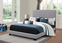 Load image into Gallery viewer, Boyd Upholstered Twin Panel Bed Grey

