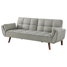 Load image into Gallery viewer, Caufield Upholstered Buscuit Tufted Covertible Sofa Bed Grey
