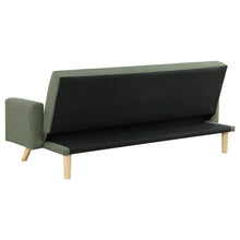 Load image into Gallery viewer, Kourtney Upholstered Track Arms Covertible Sofa Bed Sage Green
