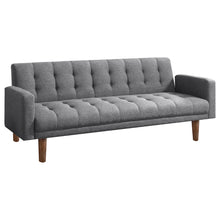 Load image into Gallery viewer, Sommer Tufted Sofa Bed Grey

