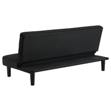 Load image into Gallery viewer, Stanford Multipurpose Upholstered Tufted Convertible Sofa Bed Black
