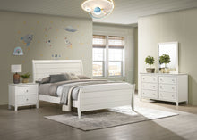Load image into Gallery viewer, Selena 4-piece Full Bedroom Set Cream White
