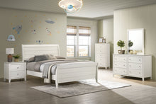 Load image into Gallery viewer, Selena 5-piece Full Bedroom Set Cream White
