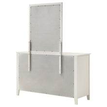 Load image into Gallery viewer, Selena 6-drawer Dresser with Mirror Cream White
