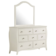 Load image into Gallery viewer, Dominique 7-drawer Dresser with Mirror Cream White
