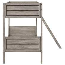 Load image into Gallery viewer, Ryder Wood Twin Over Twin Bunk Bed Weathered Taupe
