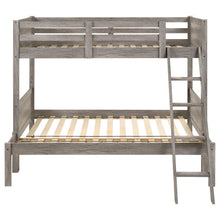 Load image into Gallery viewer, Ryder Wood Twin Over Full Bunk Bed Weathered Taupe
