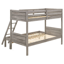 Load image into Gallery viewer, Ryder Twin Over Full Bunk Bed Weathered Taupe
