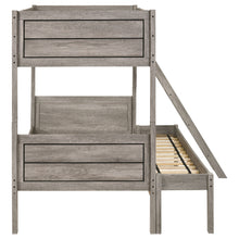 Load image into Gallery viewer, Ryder Wood Twin Over Full Bunk Bed Weathered Taupe
